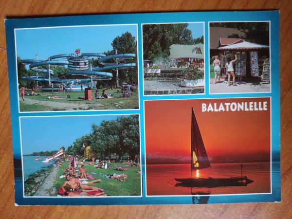 Postcard Balaton Lelle