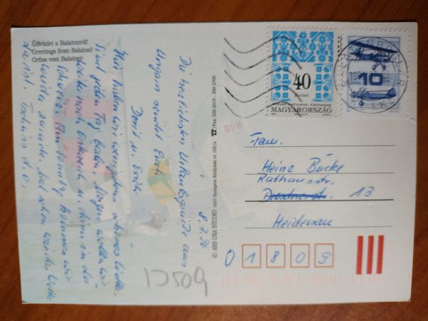 Postcard Balaton Lelle - Image 2