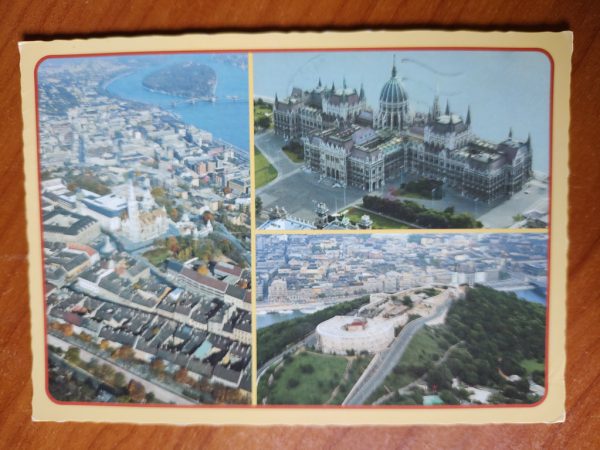 Postcard Budapest 3 pictures