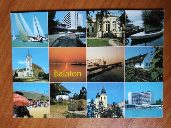 Postcard Balaton 12 pictures