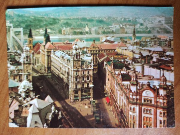 Postcard Budapest view