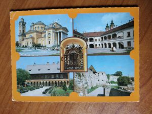 Postcard Eger 4 pictures