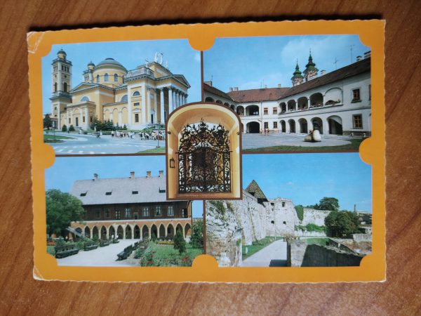 Postcard Eger 4 pictures