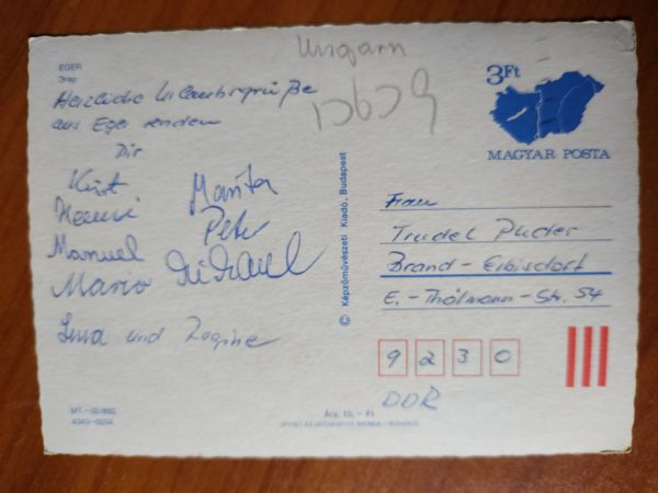 Postcard Eger 4 pictures - Image 2