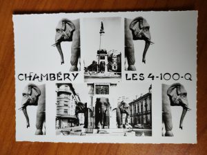 Postcard Chambery les 4 100 Q
