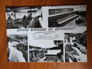 Postcard Grand Barrage de Genissiat