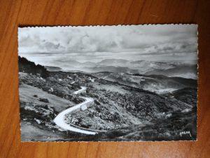 Postcard Route de Vigan Mont Aigoual