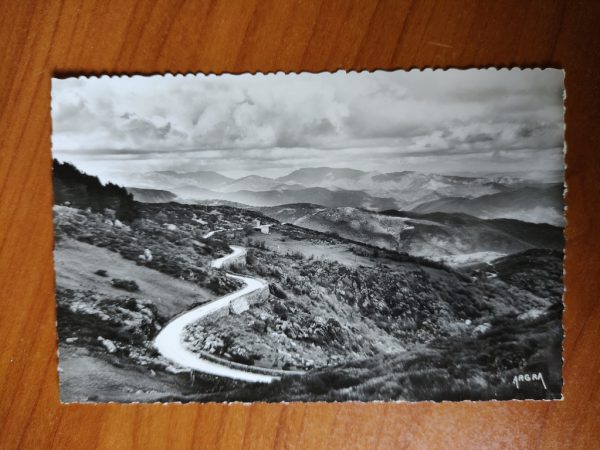 Postcard Route de Vigan Mont Aigoual
