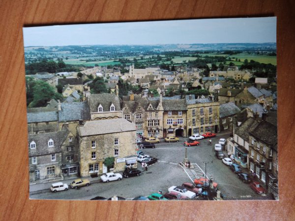 Postcard Stow on the Wold Panorama