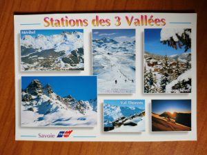 Postcard Station des 3 Vallees Meribel