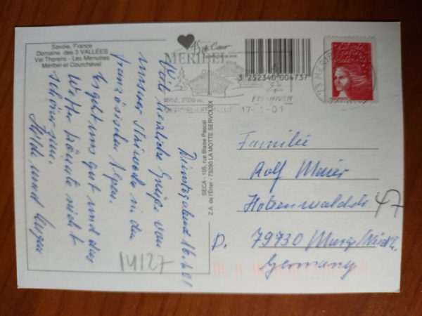 Postcard Station des 3 Vallees Meribel - Image 2