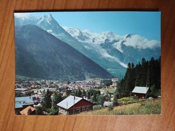 Postcard Chamonix Mont Blanc