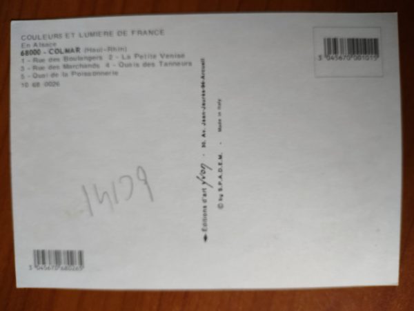 Postcard Colmar 5 pictures - Image 2