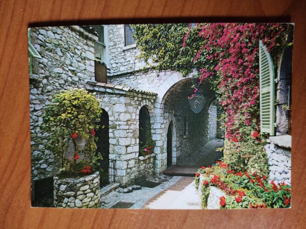Postcard Flowers French Riviera