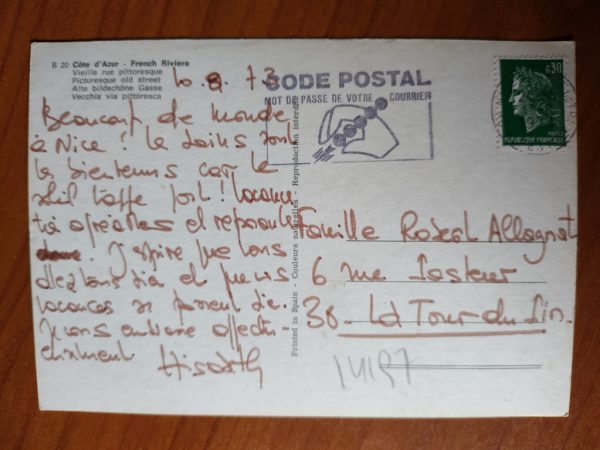 Postcard Flowers French Riviera - Image 2