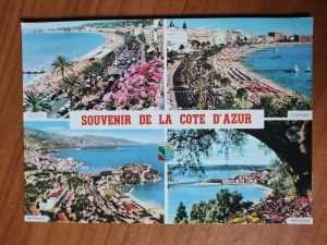 Postcard Souvernir Code  De Azur