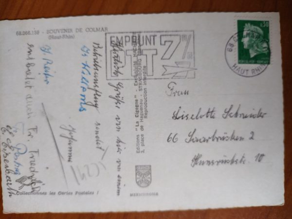 Postcard Souvenir de Colmar - Image 2