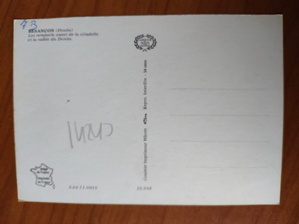 Postcard Bescancon - Image 2