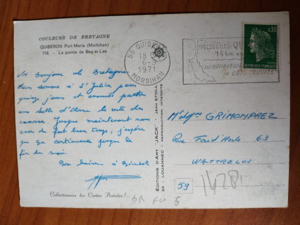 Postcard Quiberon Port Maria - Image 2