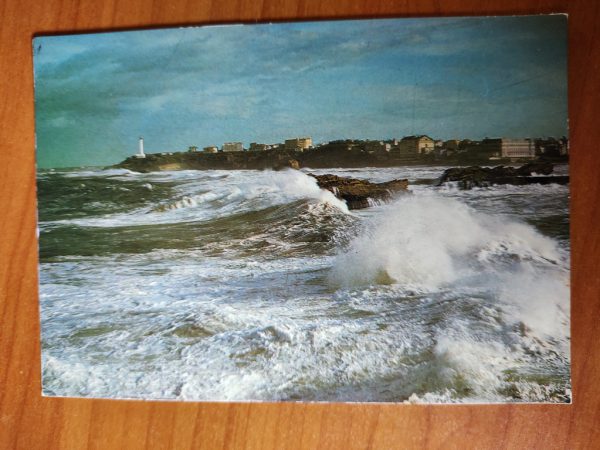 Carte Postcale Biarritz Sea