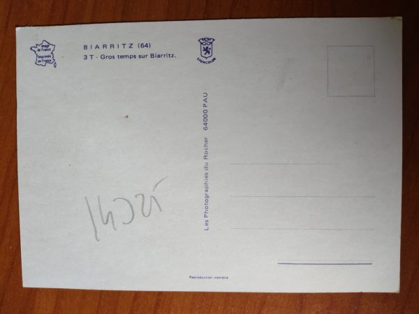 Carte Postcale Biarritz Sea - Image 2