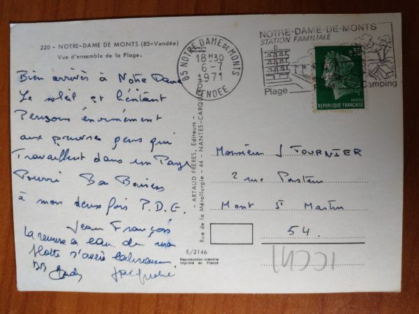 Carte Postale Notre Dame  De Monts - Image 2