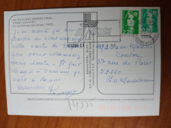Carte Postale Dijon - Image 2