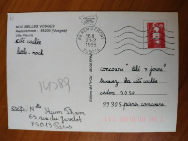 Carte Postale Remiremont - Image 2