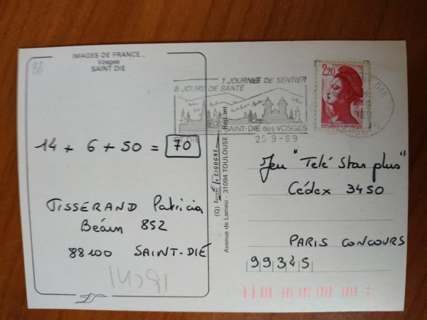 Carte Postale Saint Die - Image 2