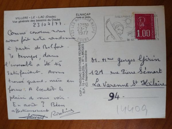 Carte Postale Villers - Image 2