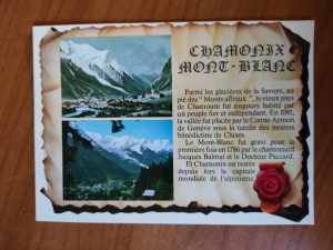 Carte Postale Mont Blanc