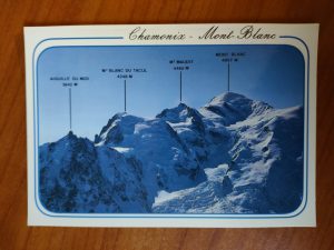 Carte Postale Mont Blanc