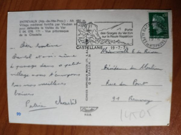 Carte Postale Entrevaux - Image 2