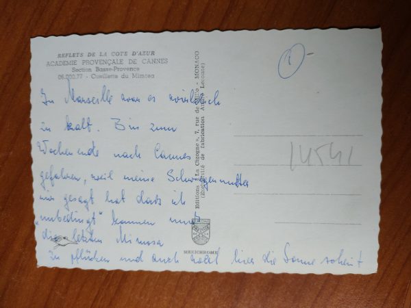 Carte Postale Cote de Azur - Image 2