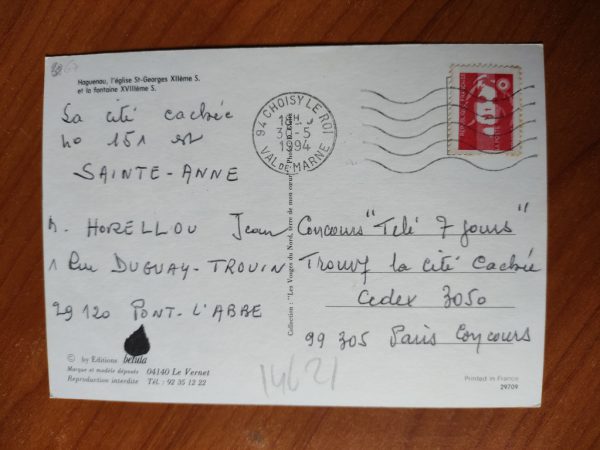 Carte Postale Haguenau Eglise - Image 2