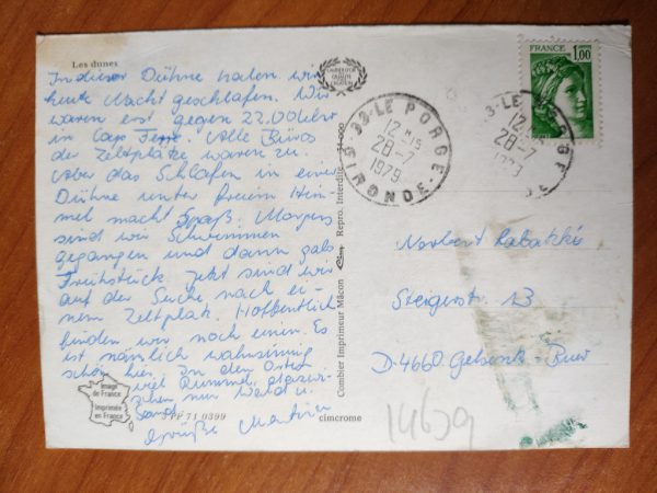 Carte Postale Les Dunes - Image 2