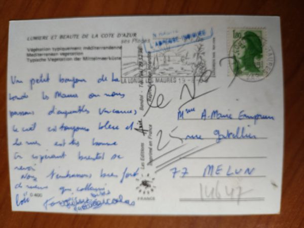 Carte Postale Cote de Azur - Image 2