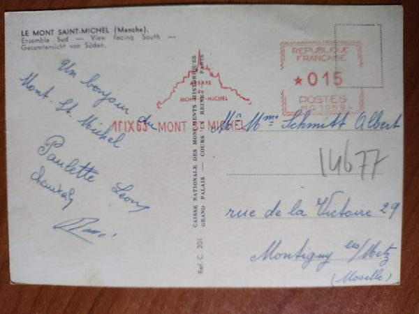 Carte Postale Saint Michel - Image 2