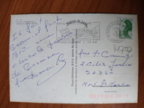 Carte Postale Gariotte sur la Causse - Image 2