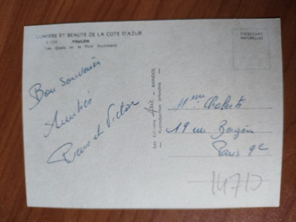 Carte Postale Toulon - Image 2
