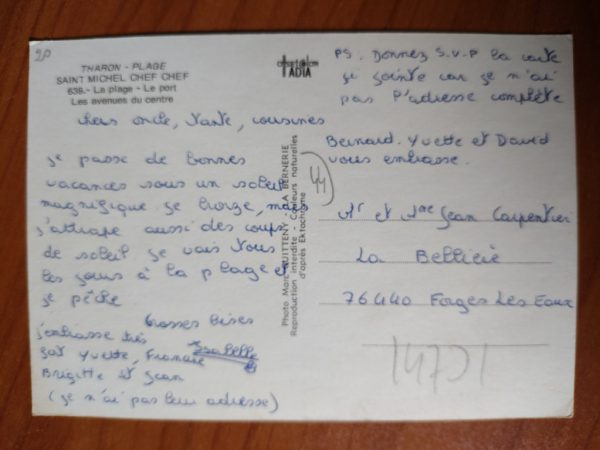 Carte Postale Tharon - Image 2