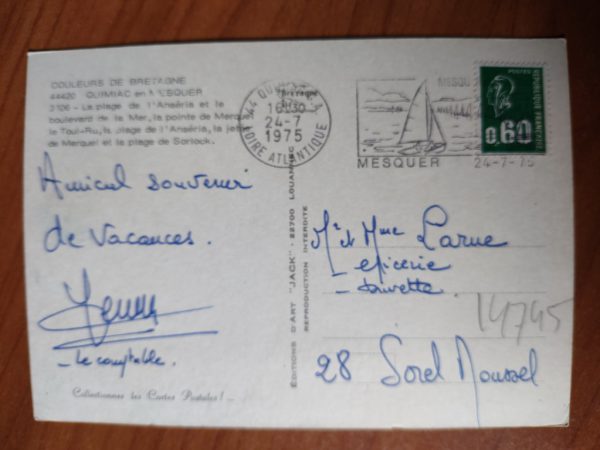 Carte Postale Quimiac - Image 2