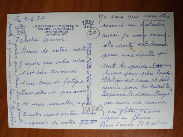 Carte Postale Turballe - Image 2
