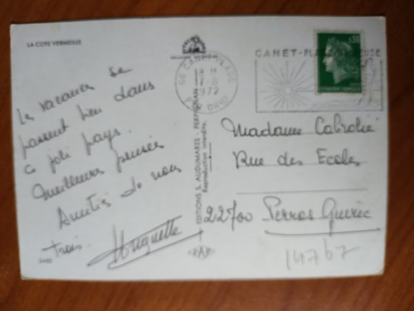 Carte Postale La Cote Vermeille - Image 2