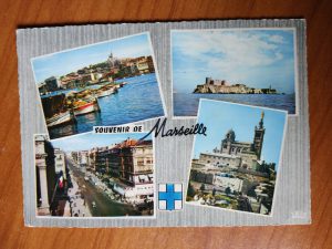 Postcard Marseille 4 pictures