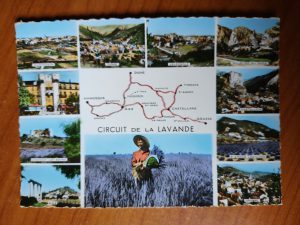 Postcard Circuit de la Lavande