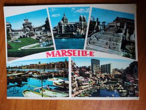 Postcard Marseille 4 pictures