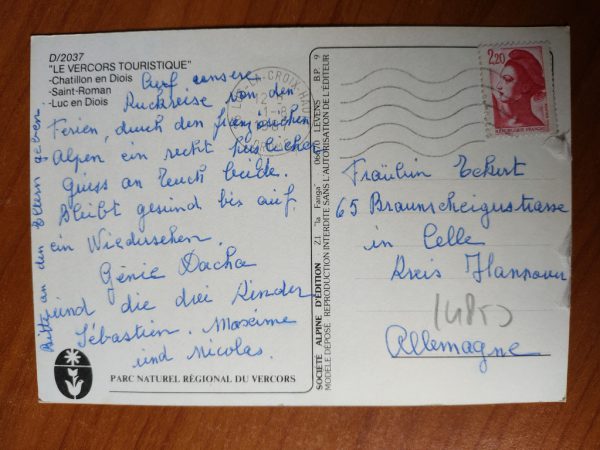 Postcard Souvenir de la Drome - Image 2
