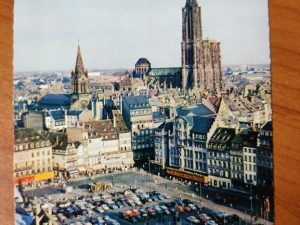 Postcard Strasbourg Cathedrale