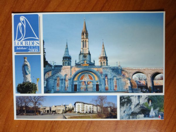 Postcard Lourdes 4 pictures